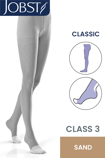 JOBST Classic CL3 Sand Compression Tights - Compression Stockings