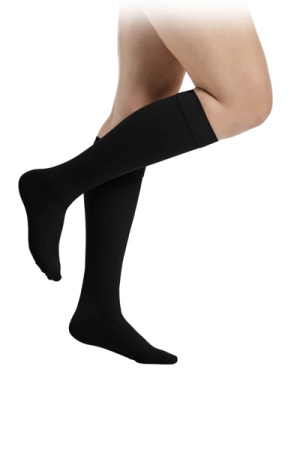 Sigvaris Essential Thermoregulating Unisex Class 2 Knee High Black Compression Stockings