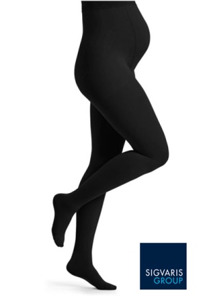 Sigvaris Magic Class 2 Black Maternity Compression Tights