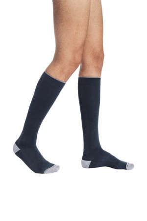 Sigvaris Style Colours Male Class 2 Blue Compression Socks