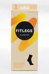 Fitlegs AES Medium Grip Anti-Embolism 70cm Thigh Length Stockings 23-26cm  Ankle