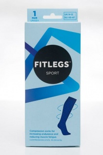 Fitlegs AES Medium Grip Anti-Embolism 70cm Thigh Length Stockings 23-26cm  Ankle