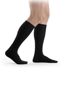 Sigvaris Essential Comfortable Unisex Class 2 Knee High Black Compression Stockings