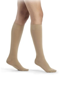 Sigvaris Essential Comfortable Unisex Class 2 Knee High Caramel Compression Stockings