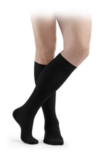 Sigvaris Essential Thermoregulating Unisex Class 1 Knee High Black Compression Stockings